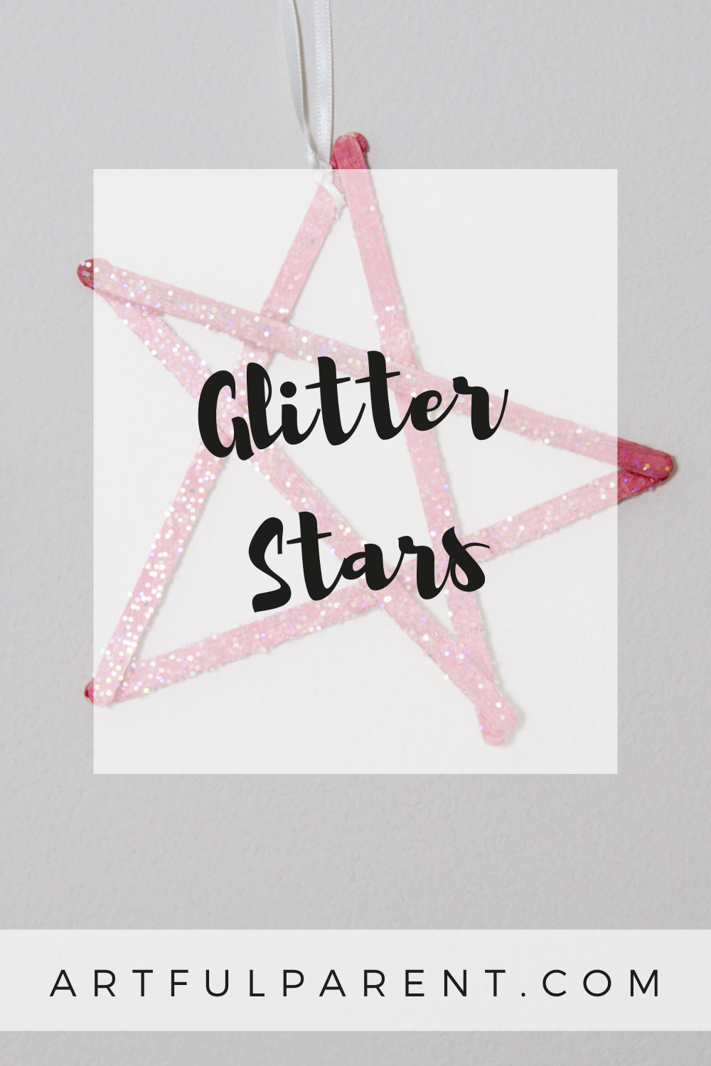 How to Make Glitter Stars for Christmas