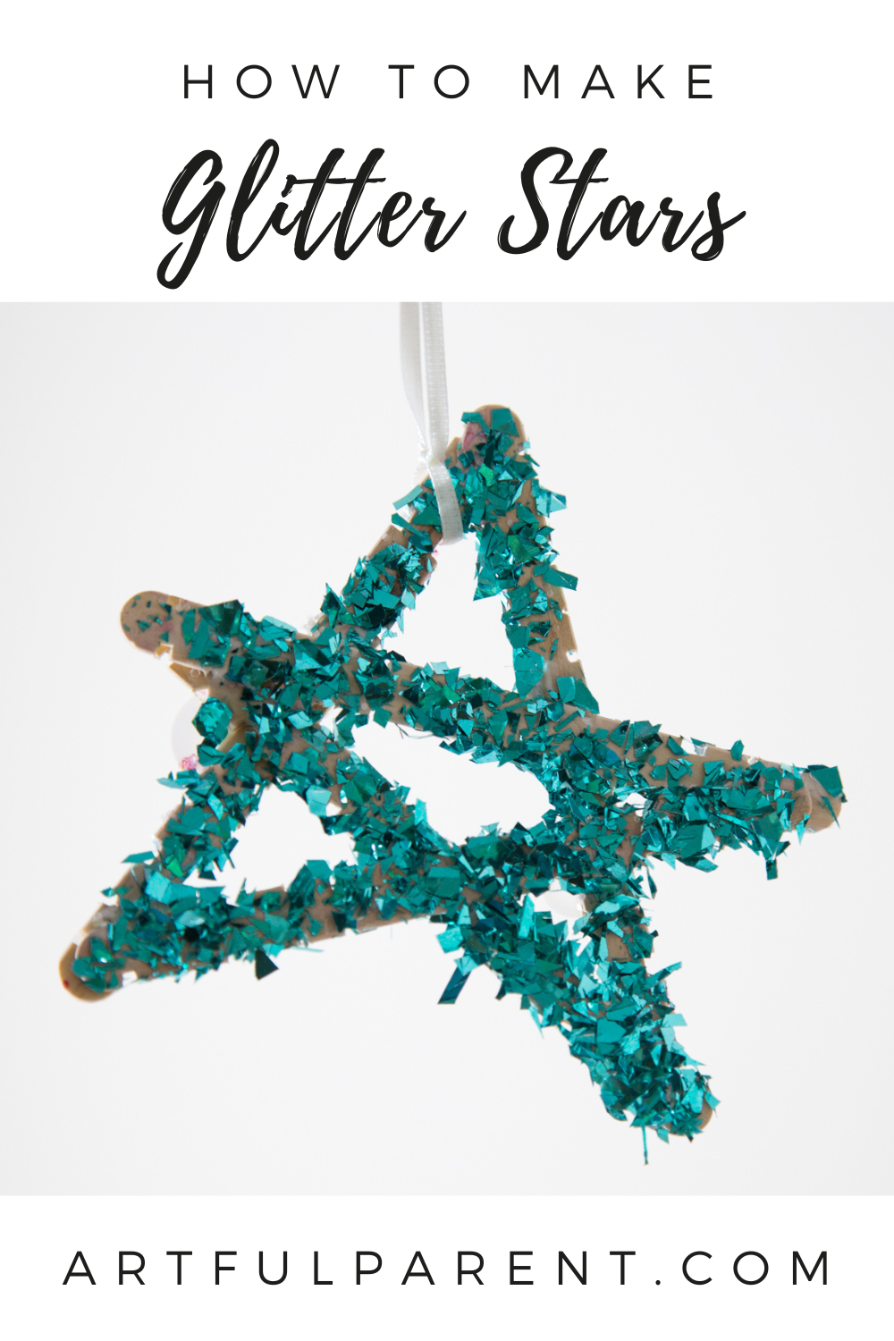 How to Make Glitter Stars for Christmas