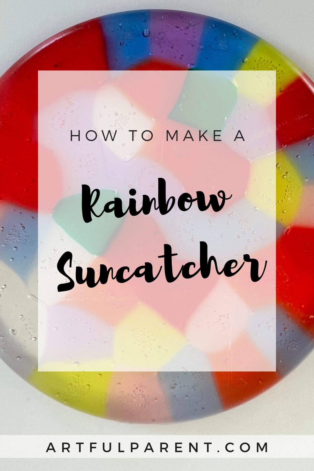 How to Make a Rainbow Suncatcher with Plastic Beads