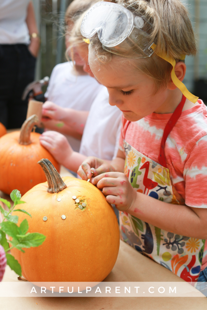 pounding pumpkin activity for kids_pin