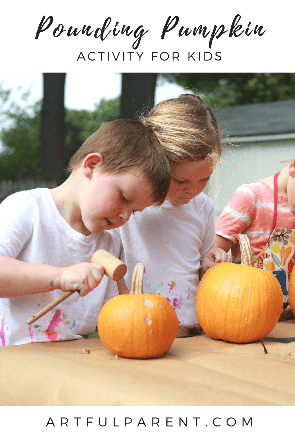 A Pounding Pumpkin Activity for Kids
