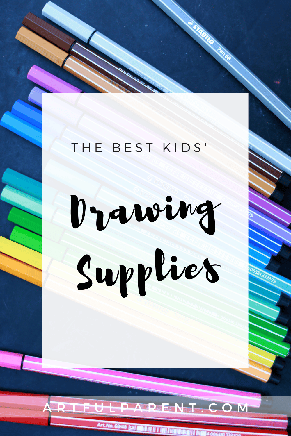 best drawing supplies for kids_pin