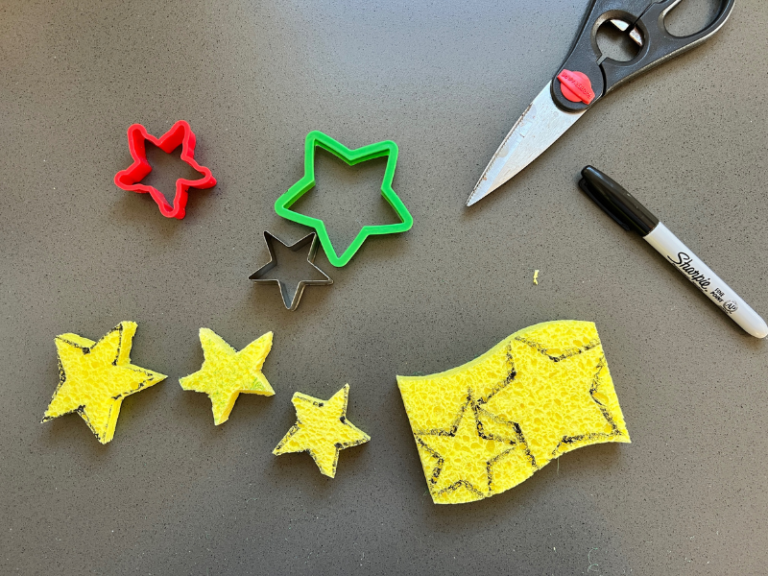 make sponge stars