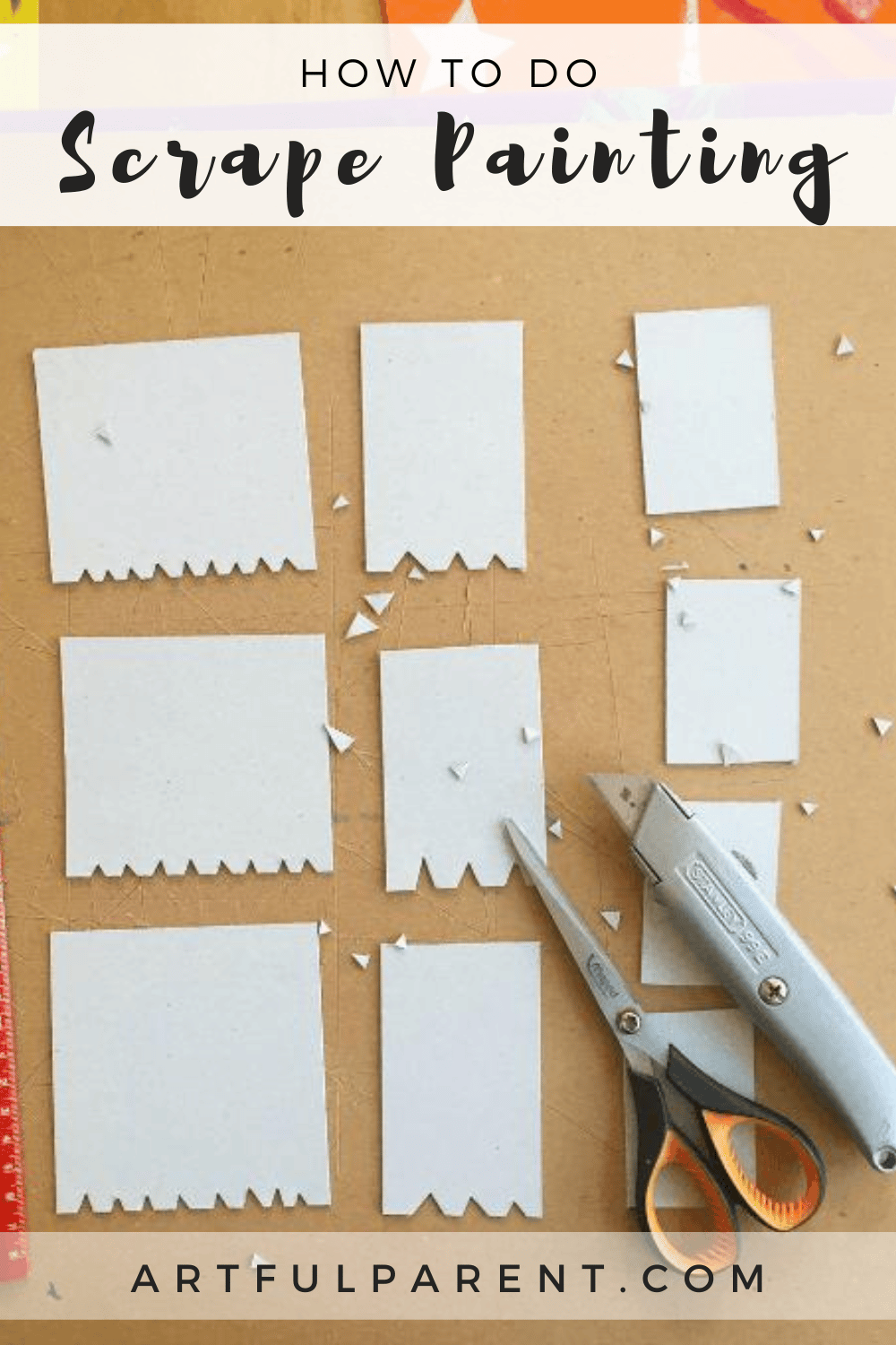 How to Do Scrape Painting