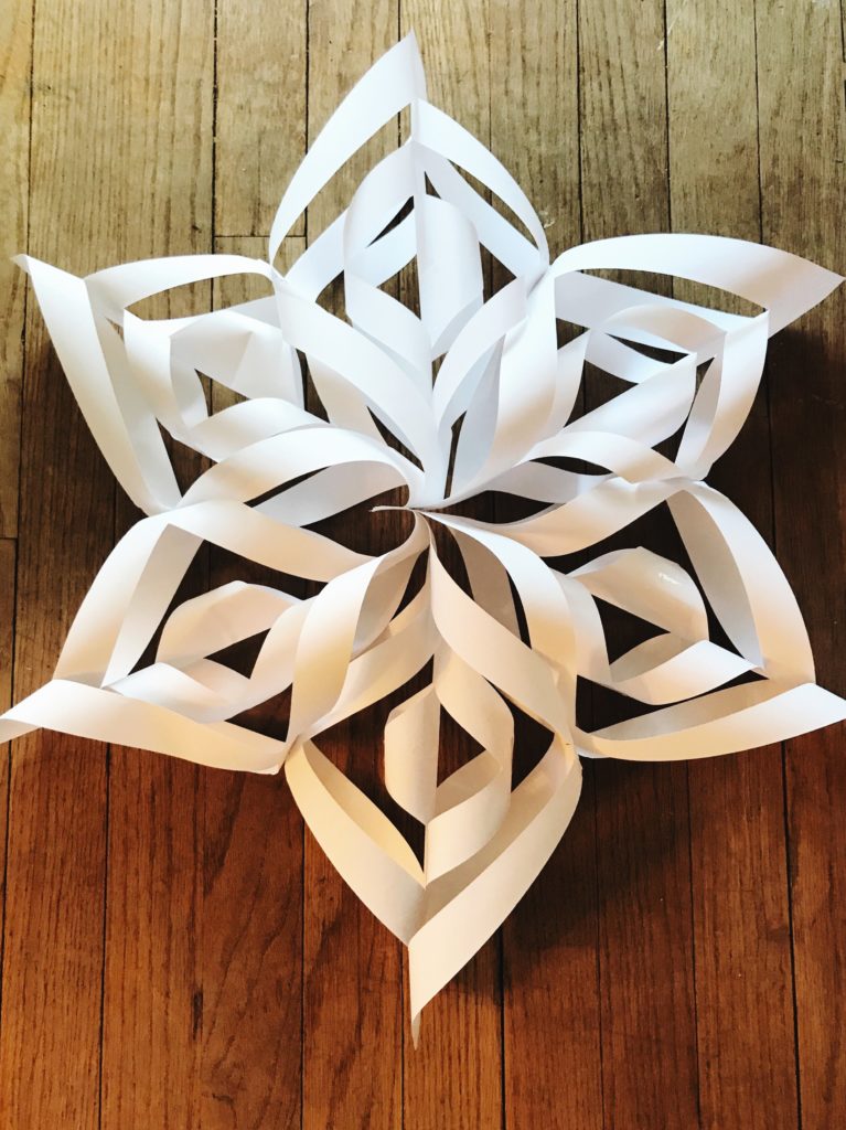 Giant Paper Snowflakes by Anna Harpe