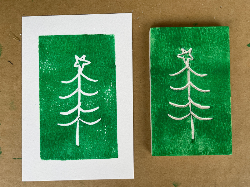 printed cards Christmas Craft Ideas