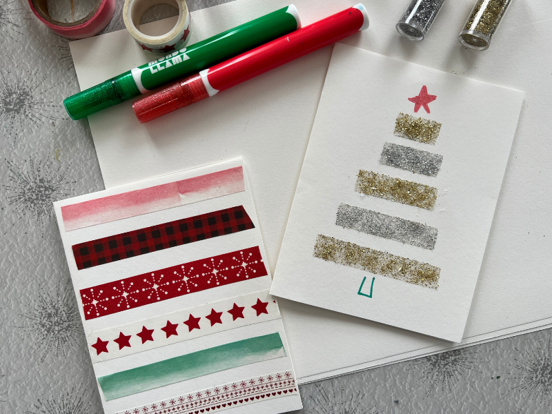 washi tape cards