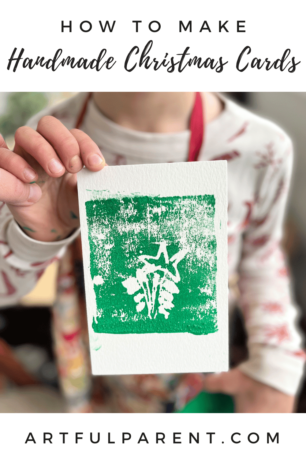 How to Make Handmade Christmas Cards with Styrofoam Printing