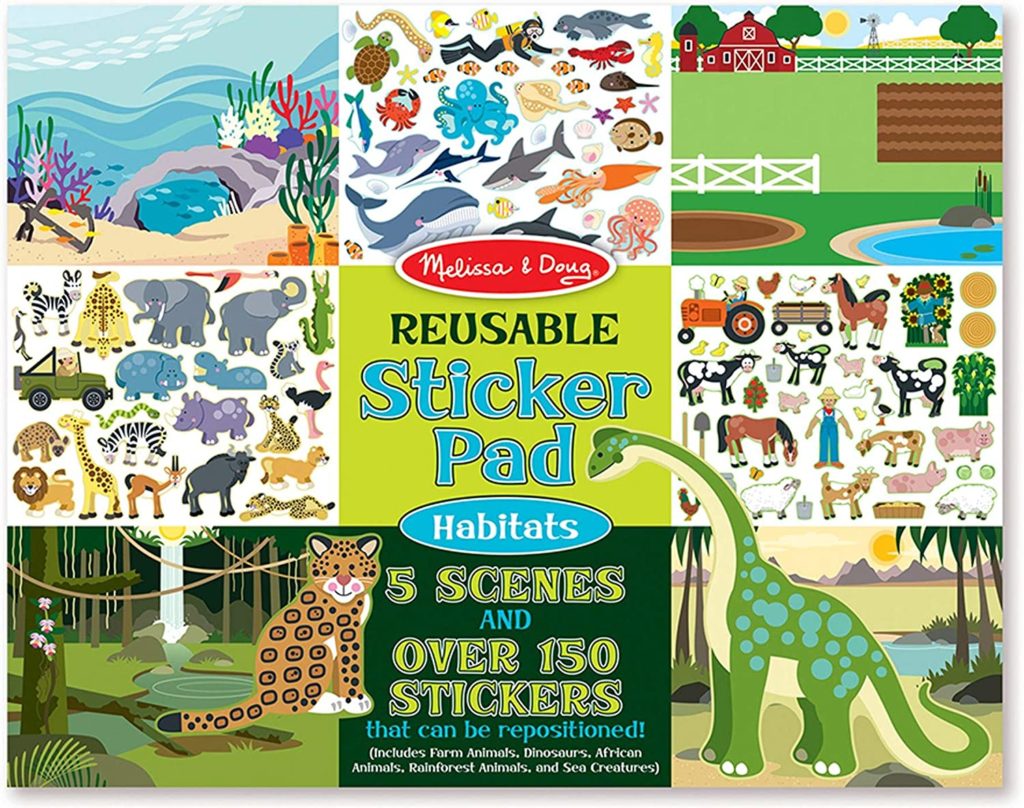 reusable sticker pad