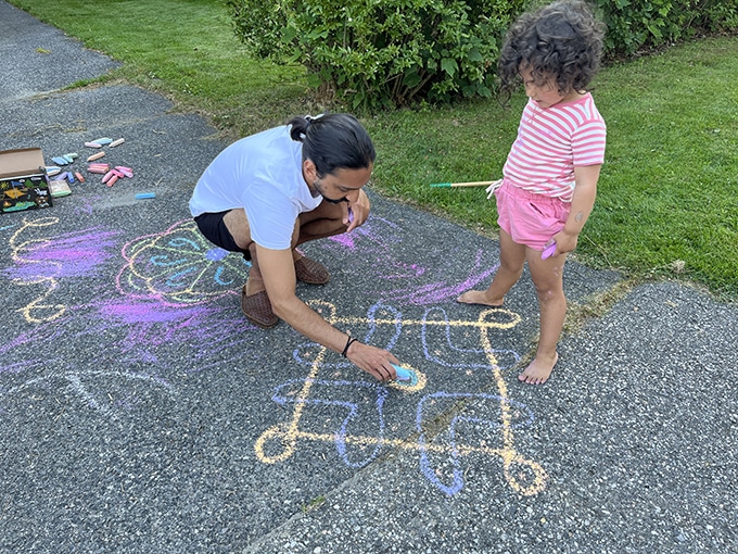parent-and-child-chalk-designs