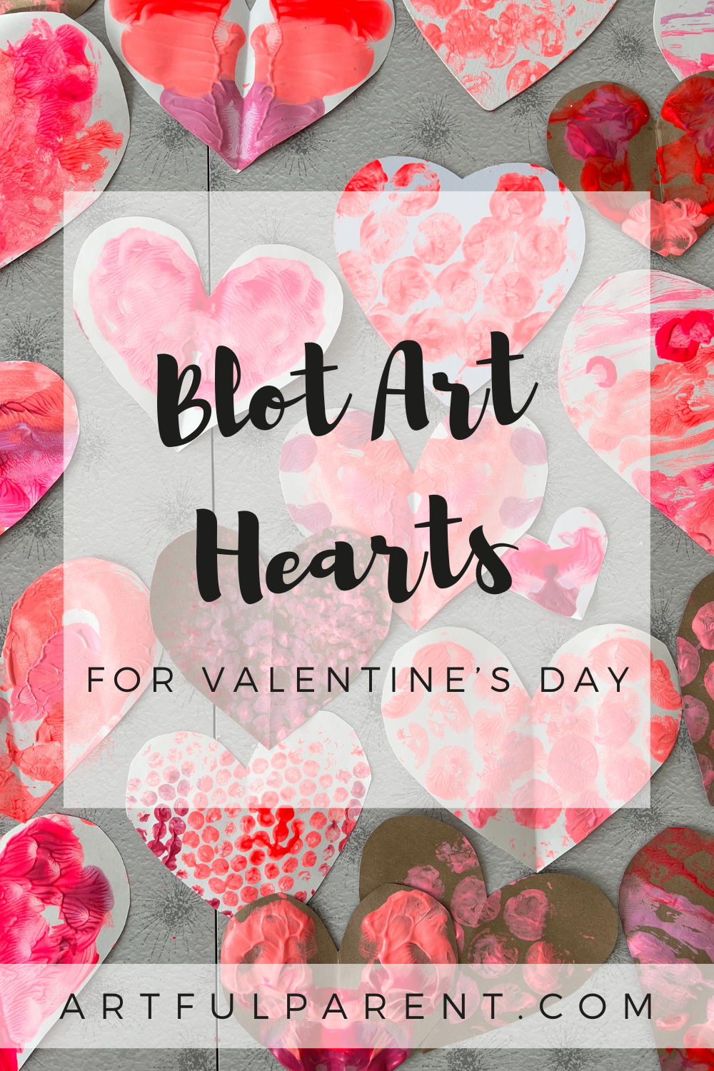 How to Make Blot Art Hearts