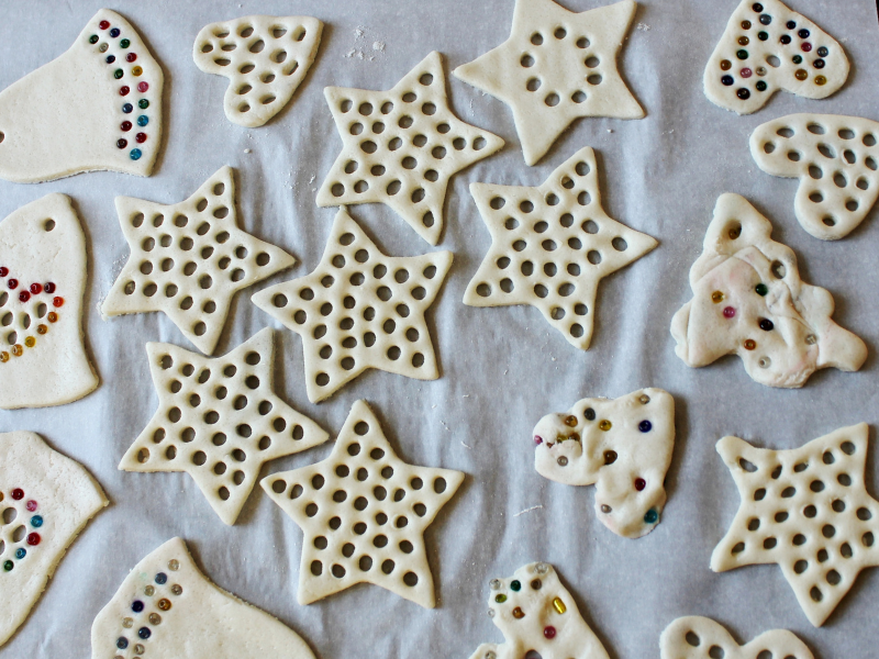 salt dough ornaments