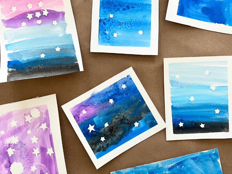 starry sky paintings