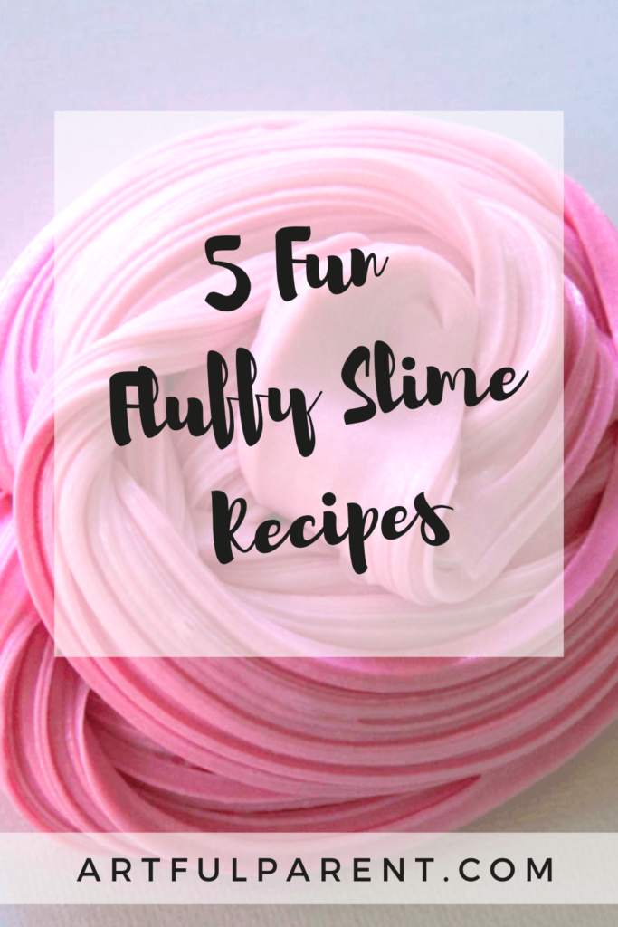 5 Fluffy Slime Recipe - pinterest