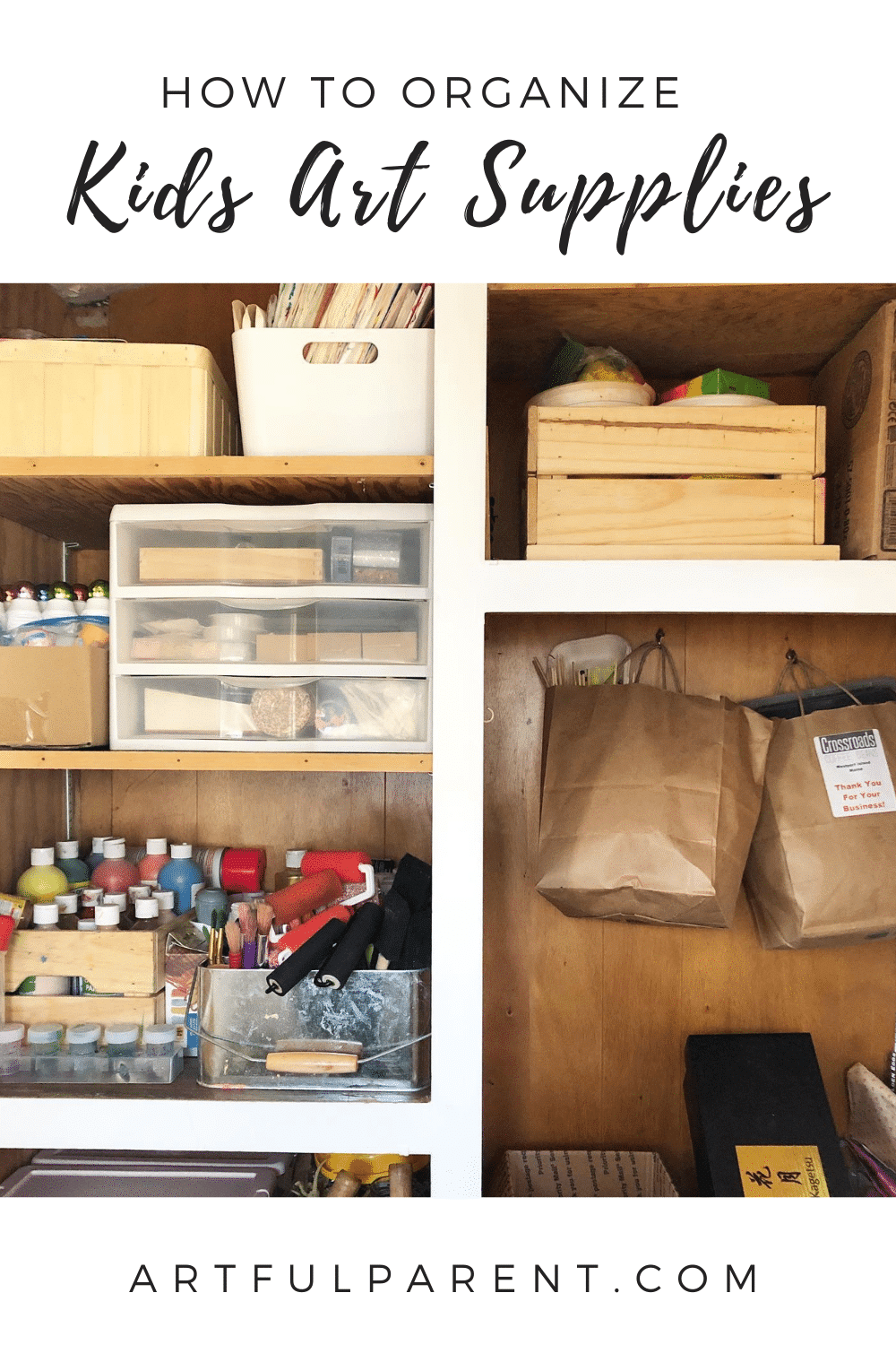 How to Organize Art Supplies for Kids