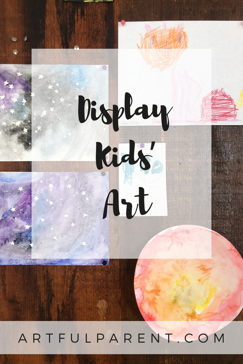 6 Easy Ways to Display Kids Artwork