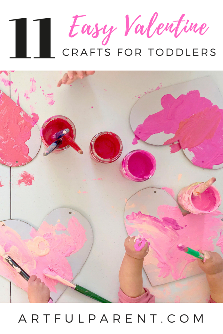 11 Easy Valentine Crafts for Toddlers - The Artful Parent