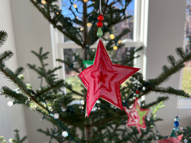 ornaments on tree