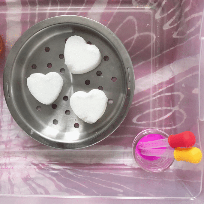 painted sugar hearts