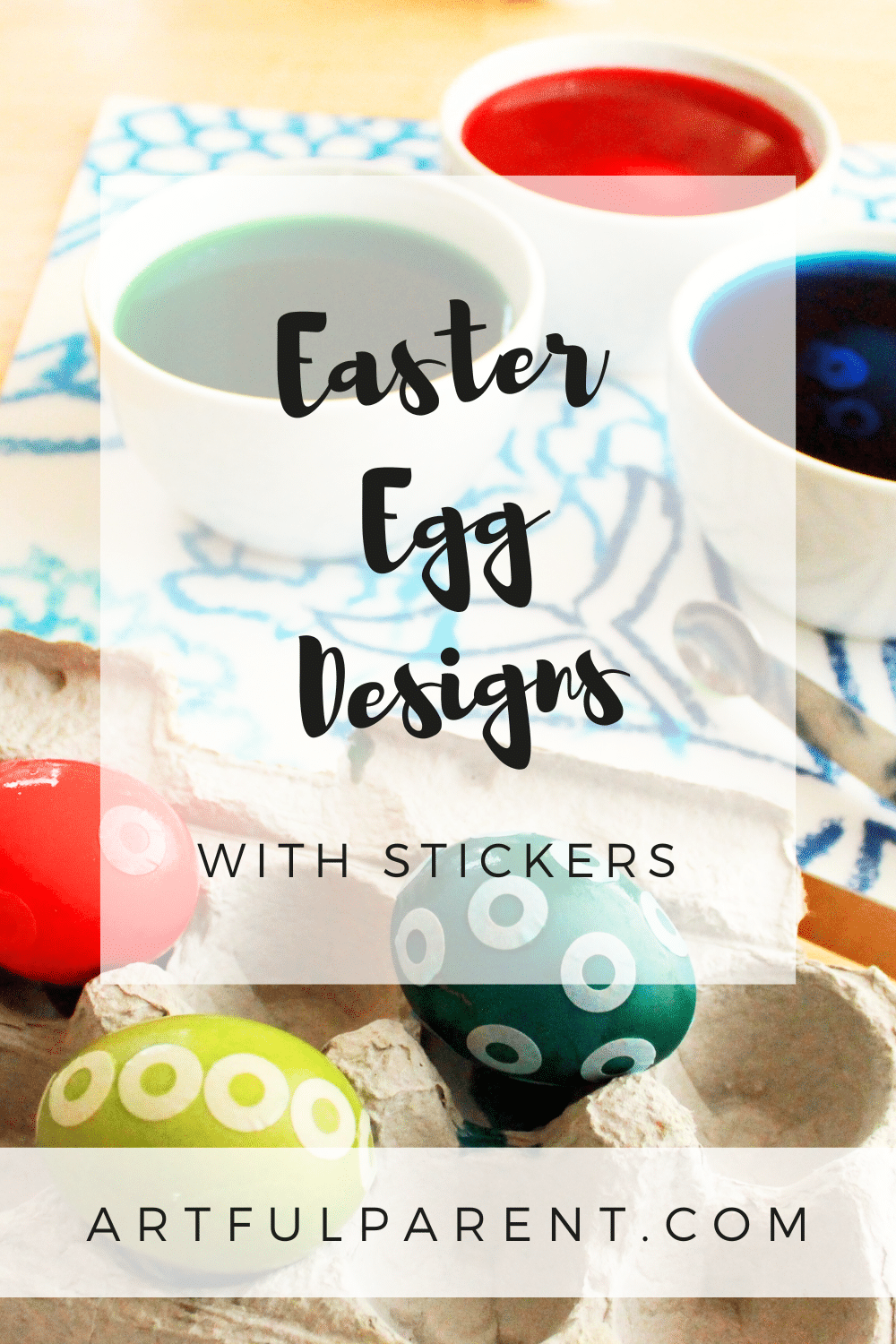 Easter Egg Designs with Stickers
