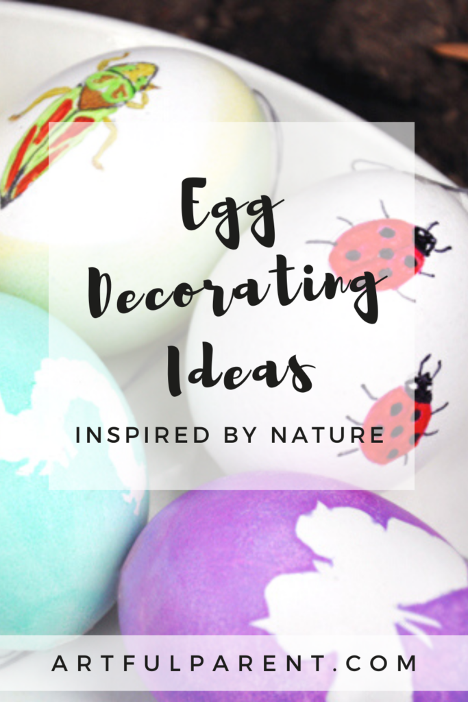 nature egg decorating ideas pin