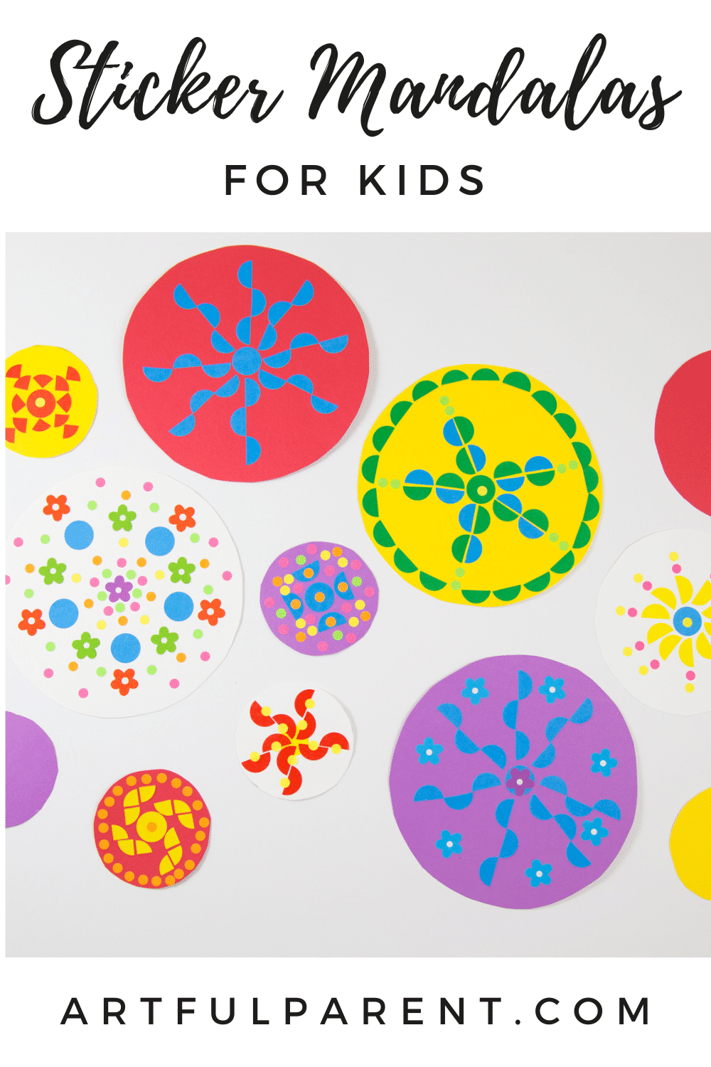 How to Make Easy Mandala Art with Stickers