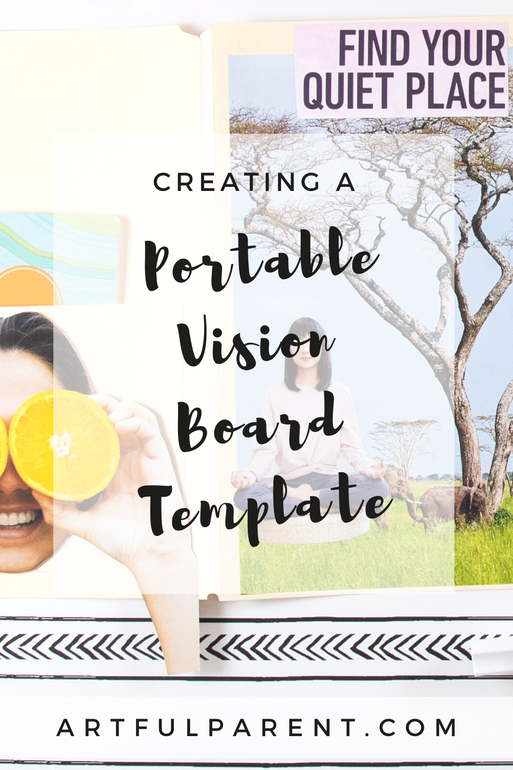 Creating a Vision Board Template That is Portable