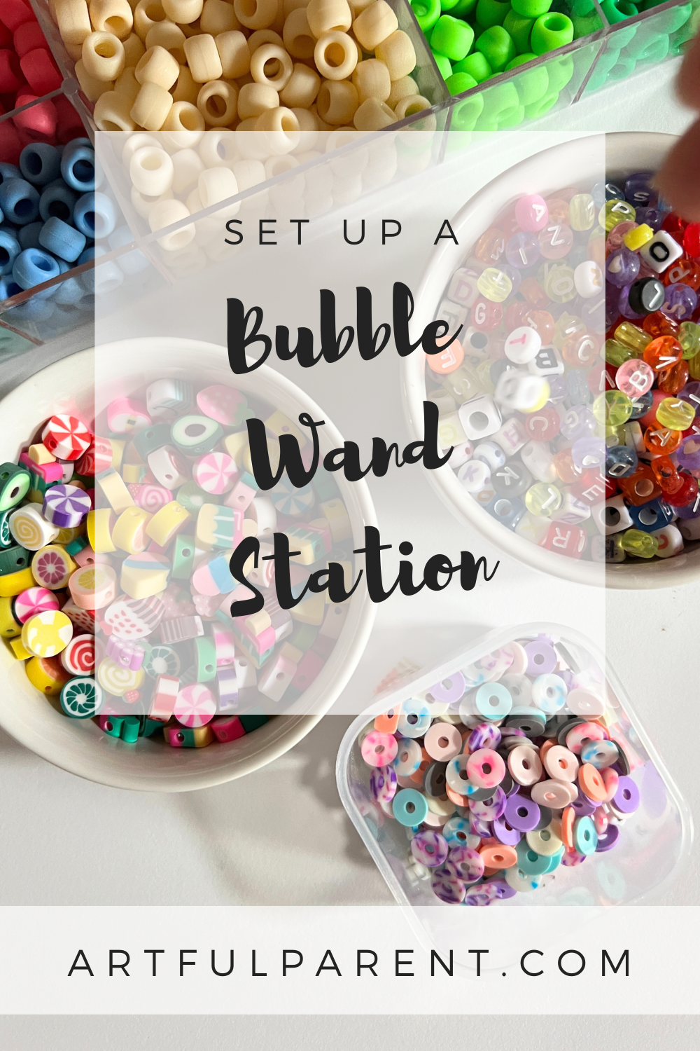 How to Set up a Homemade Bubble Wand Station