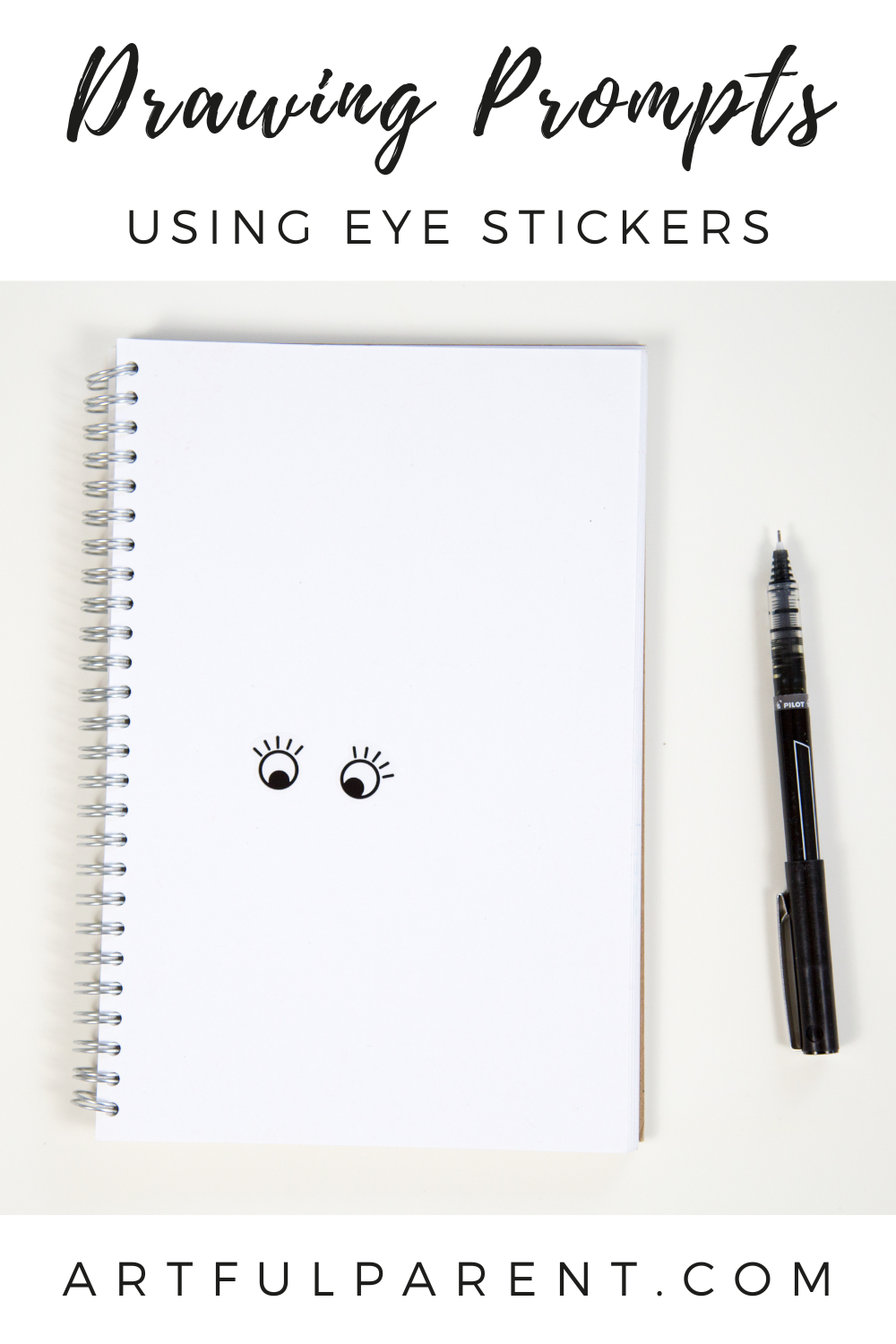 creative drawing ideas eye stickers pin