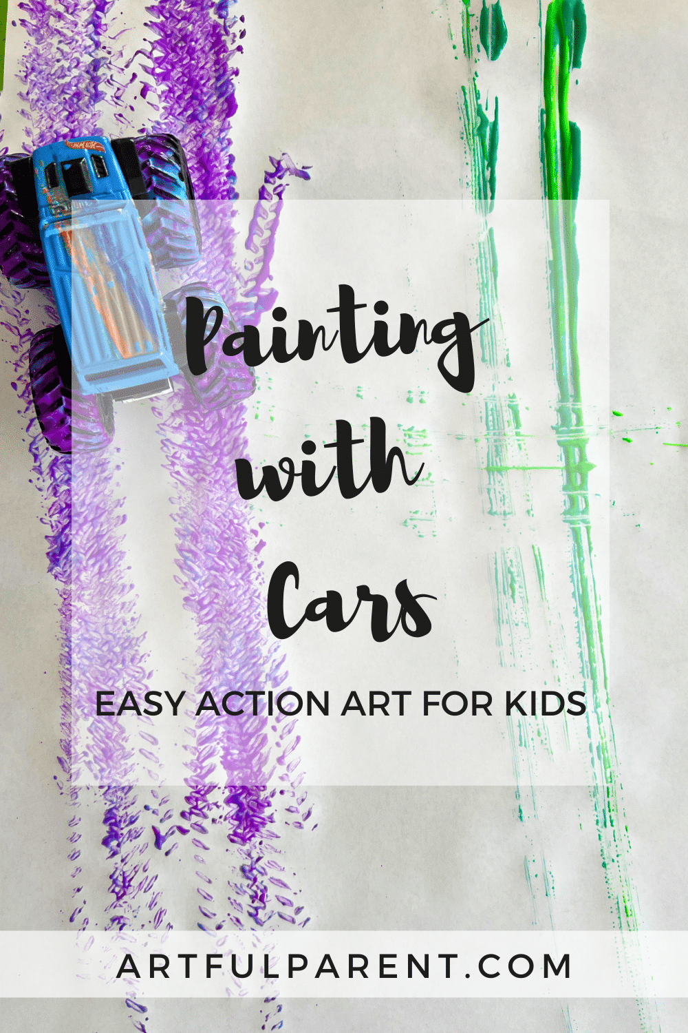 How to Paint with Cars: Easy Action Art for Kids
