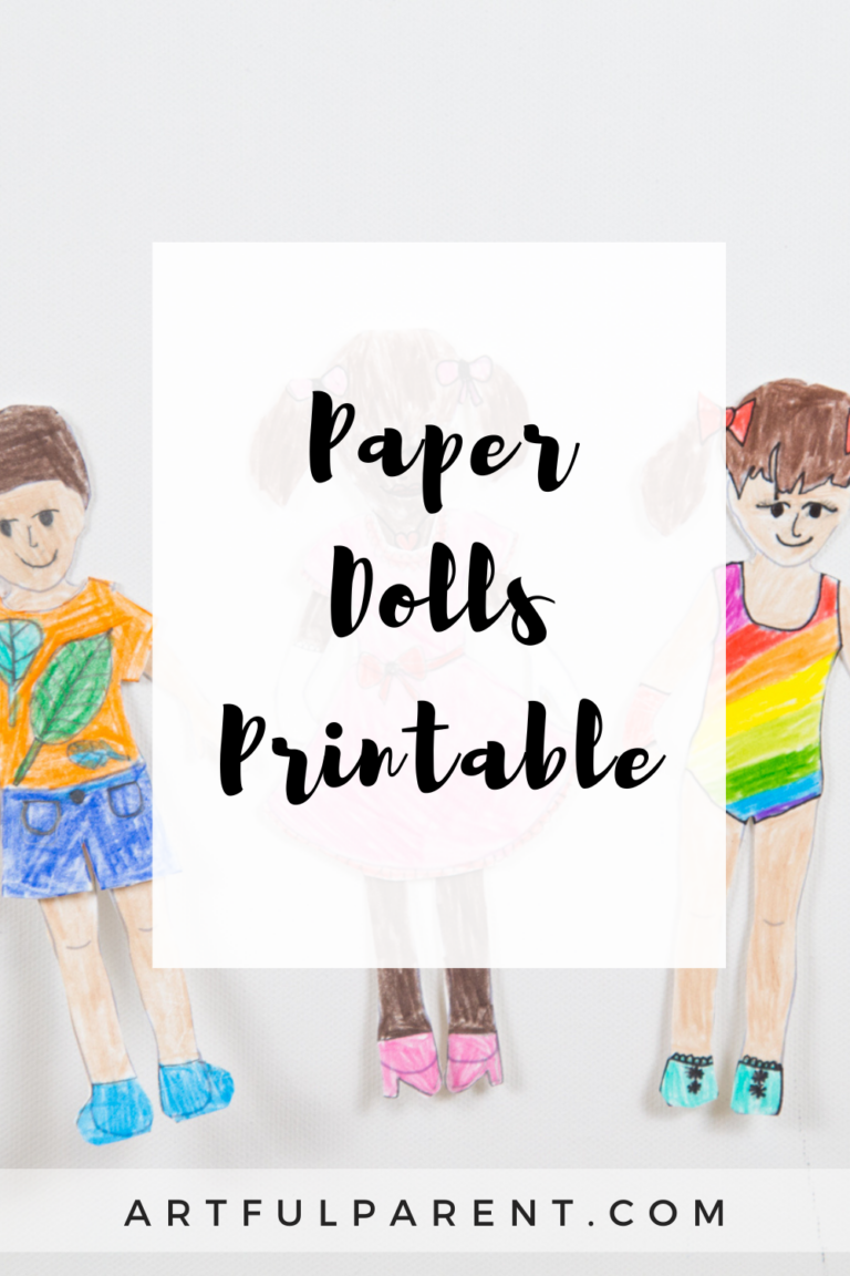 2 FREE Paper Dolls Printable for Kids