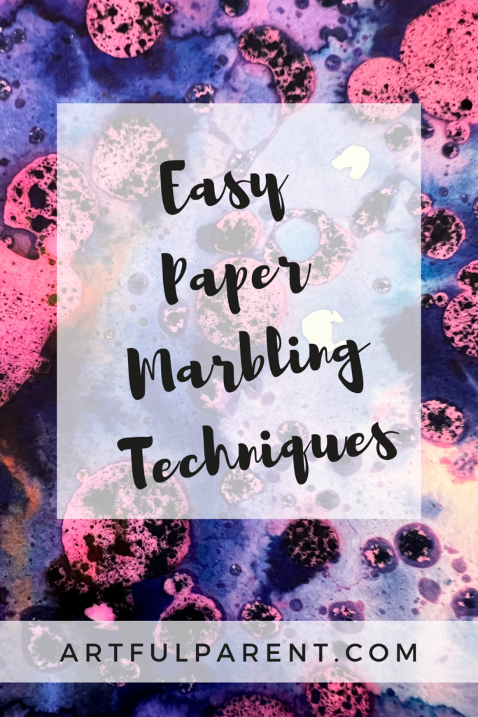 paper marbling techniques pin
