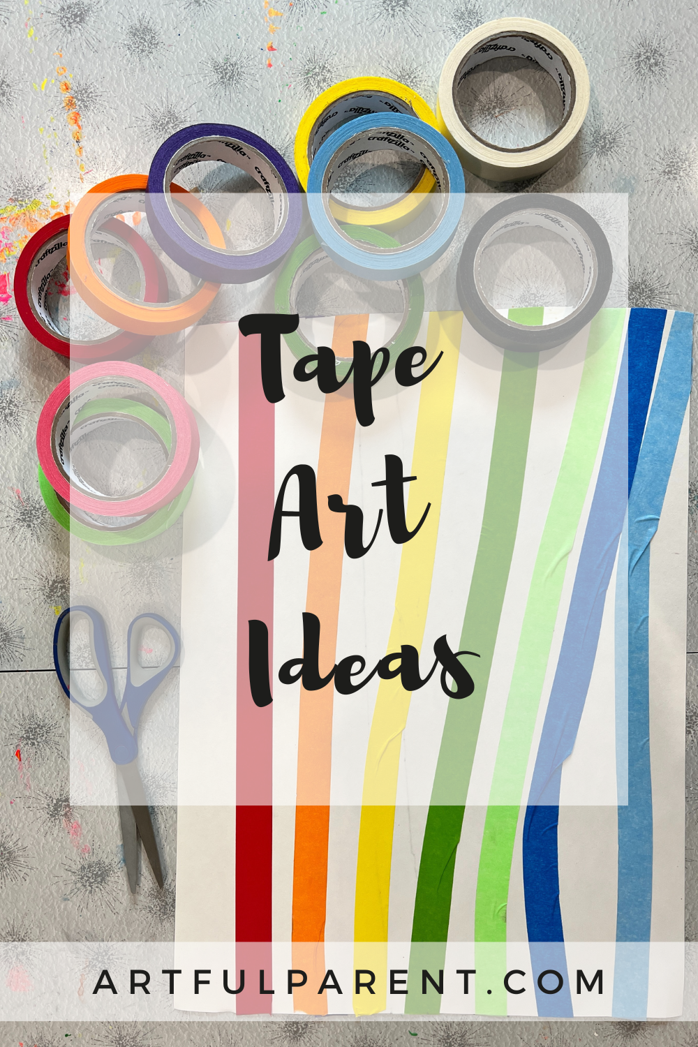 5 Tape Art Ideas for Kids