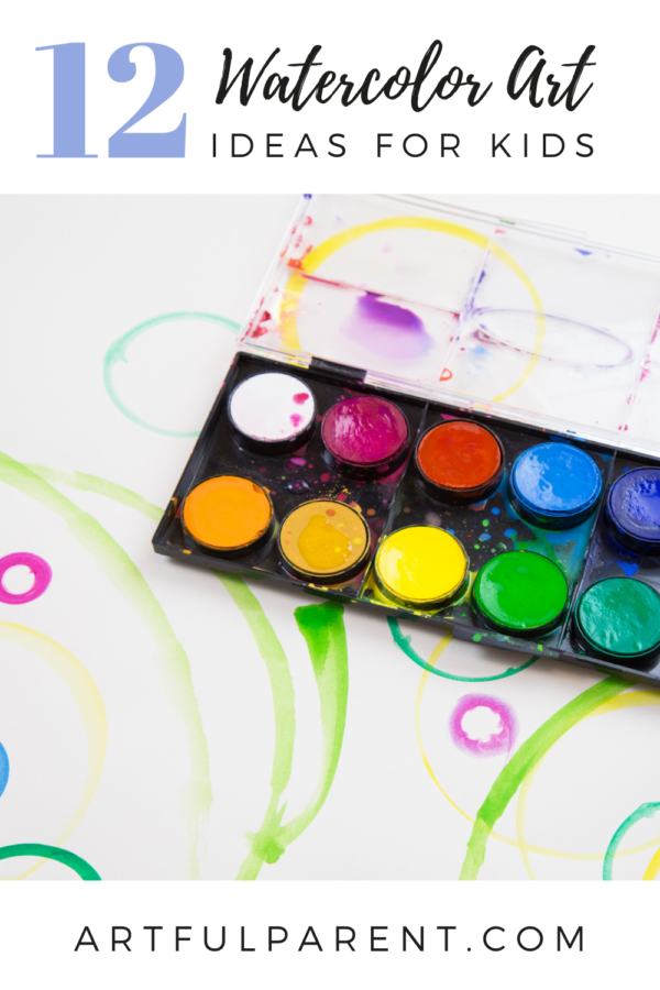 12 Watercolor Art Ideas for Kids (with a Printable Guide!)