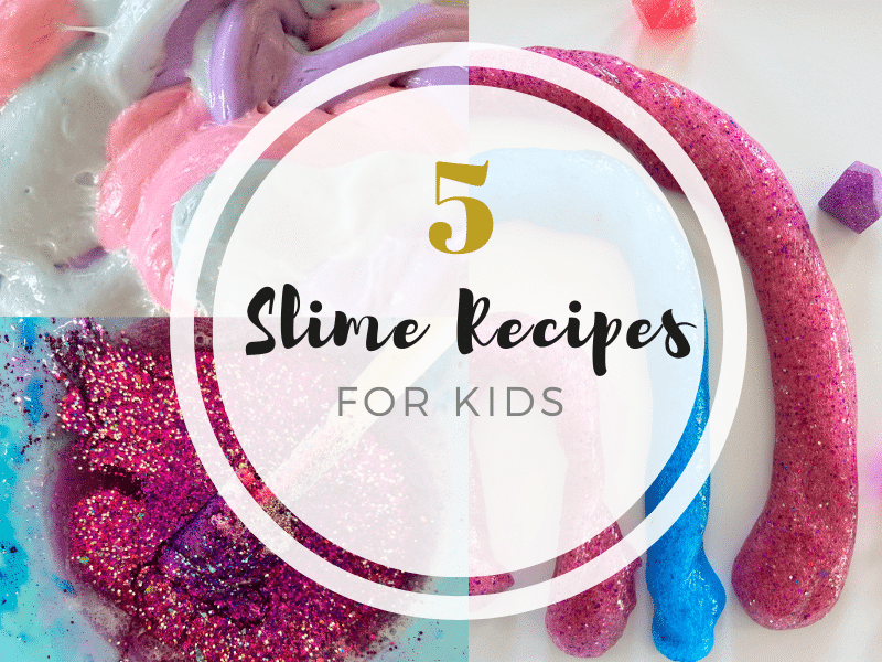 Mess Free Glitter Slime Recipe that's Safe for Kids