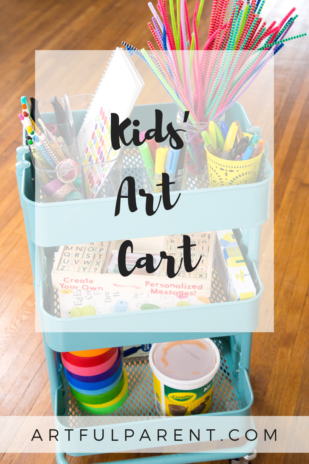 How to Set up an Art Cart