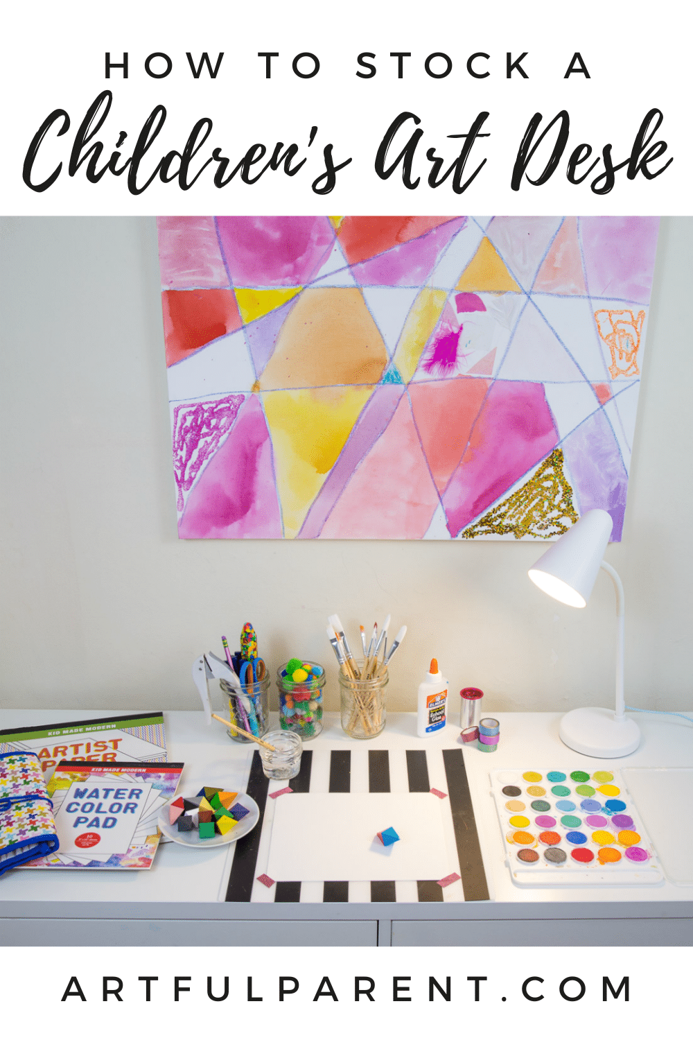 How to Stock a Children\'s Art Desk for Everyday Creativity