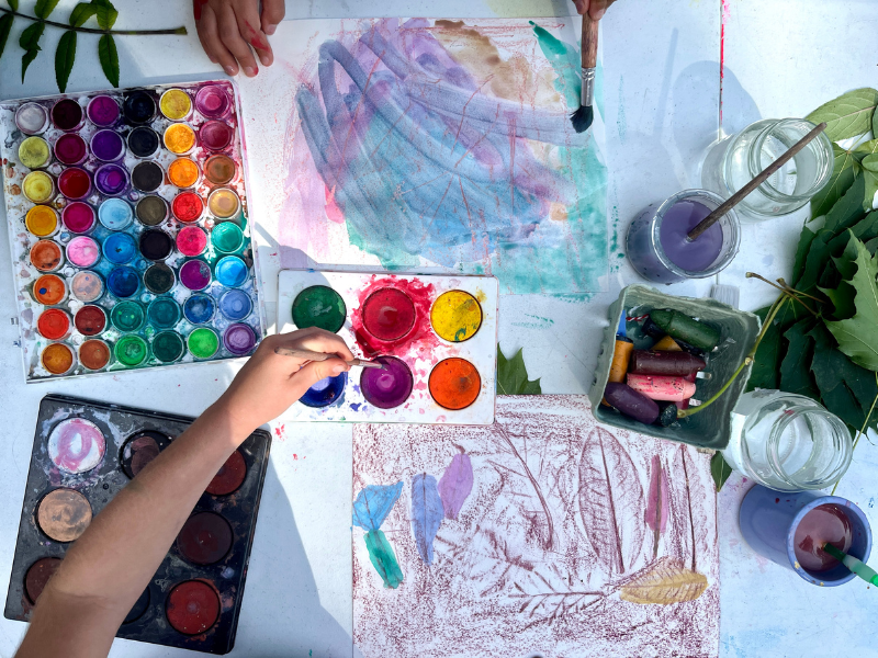 leaf rubbings