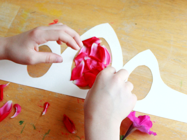 making flower crowns