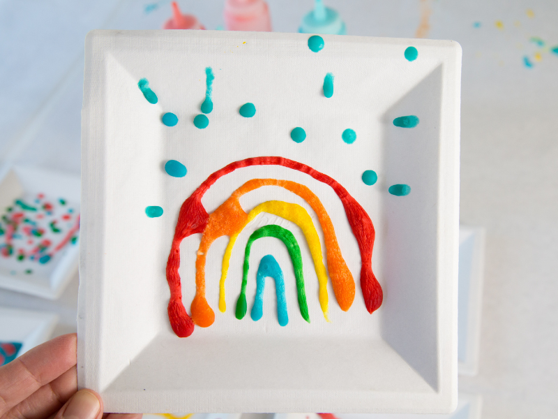 microwave puffy painting