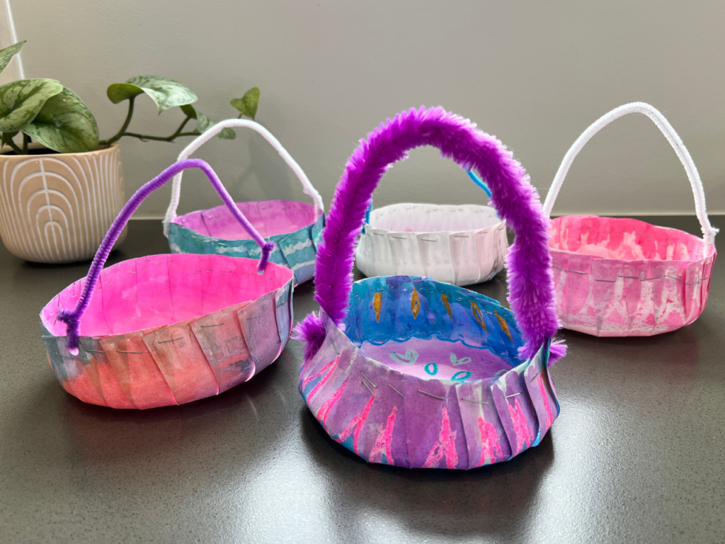 mini easter baskets (1) Easter Arts and Craft Ideas