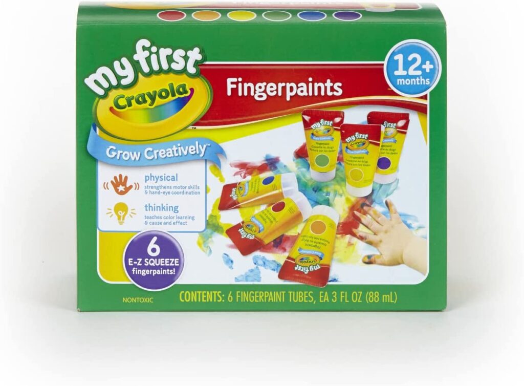 crayola fingerpaint set