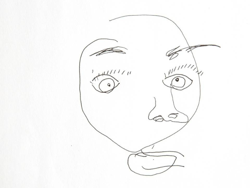 blind contour drawing