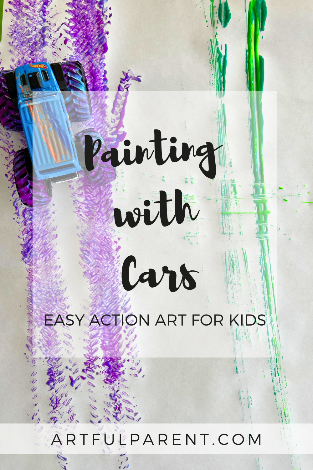 How to Paint with Cars: Easy Action Art for Kids