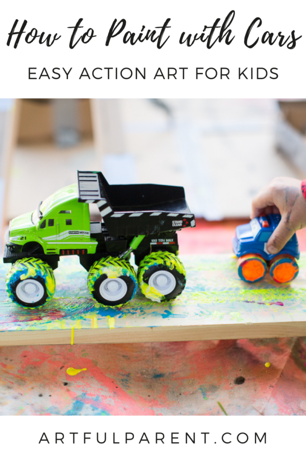 How to Paint with Cars: Easy Action Art for Kids