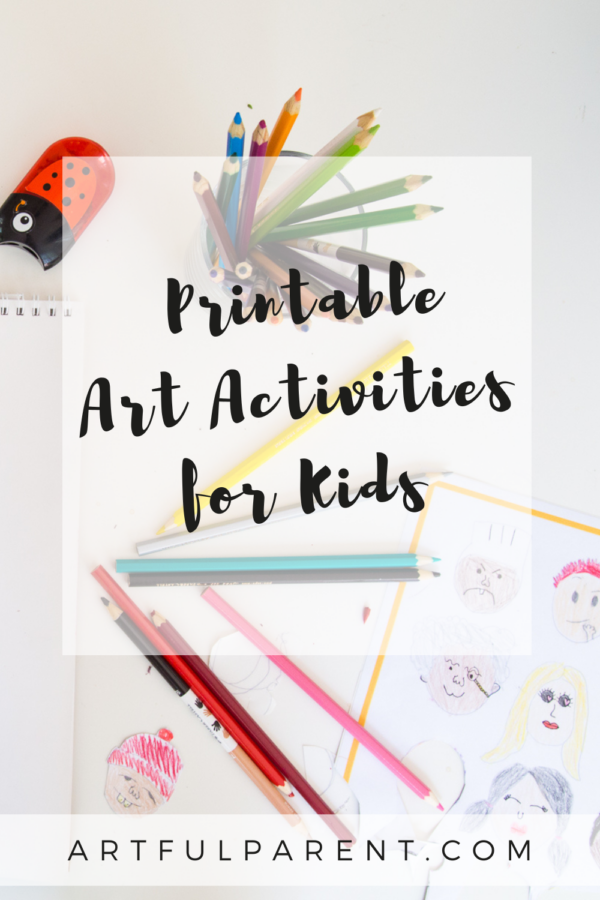 16 Drawing Printable Art Activities for Kids