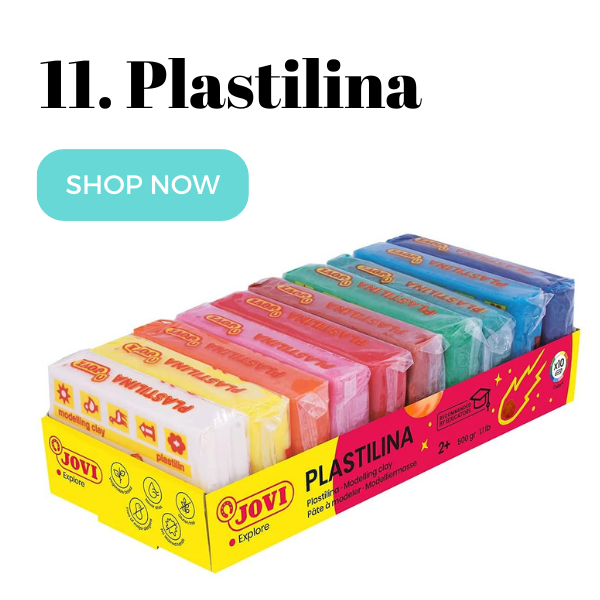 Jovi Plastilina Reusable and Non-Drying Modeling Clay; 3 Package Lot