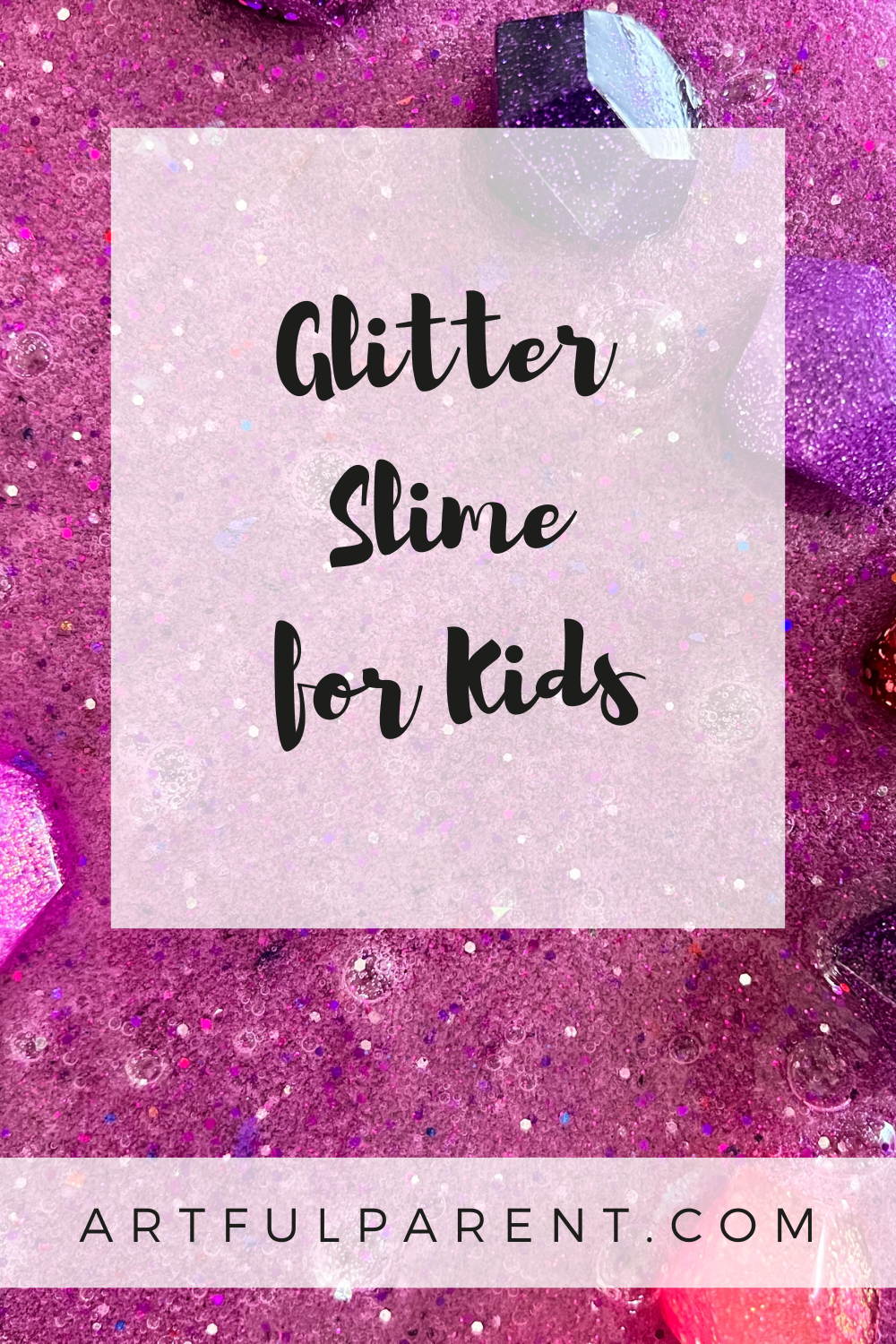 How to Make Glitter Slime