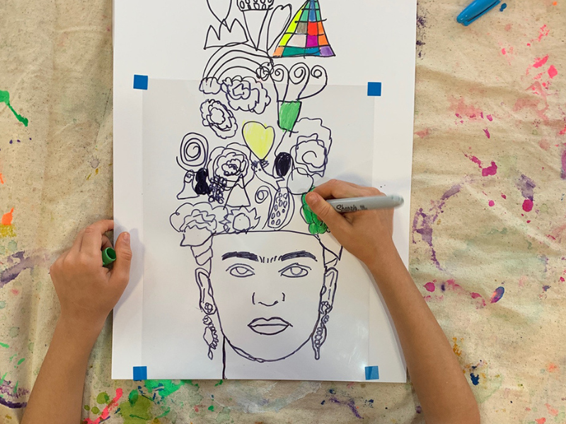 frida kahlo portrait