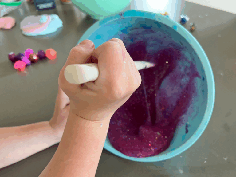 glitter slime